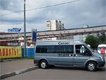 Бесплатный автобус Genser в пункт аренды автомобилей АрендаАвто-жвс на ул.Добролюбова
